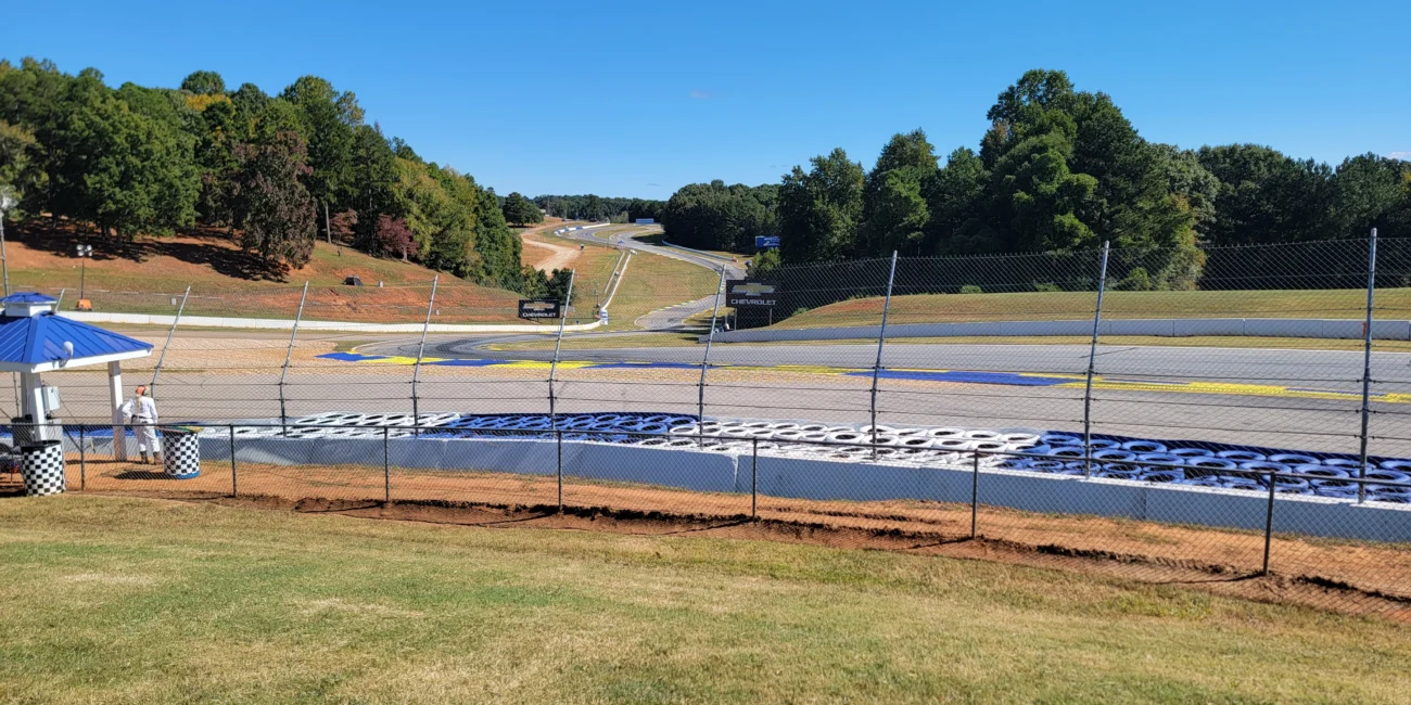 View of the track at Road Atlanta
